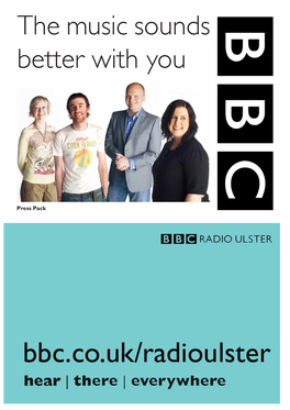 Radio Ulster Page 3 Evenings Are the Place to Be on BBC Radio Ulster for the Best in Quality Music