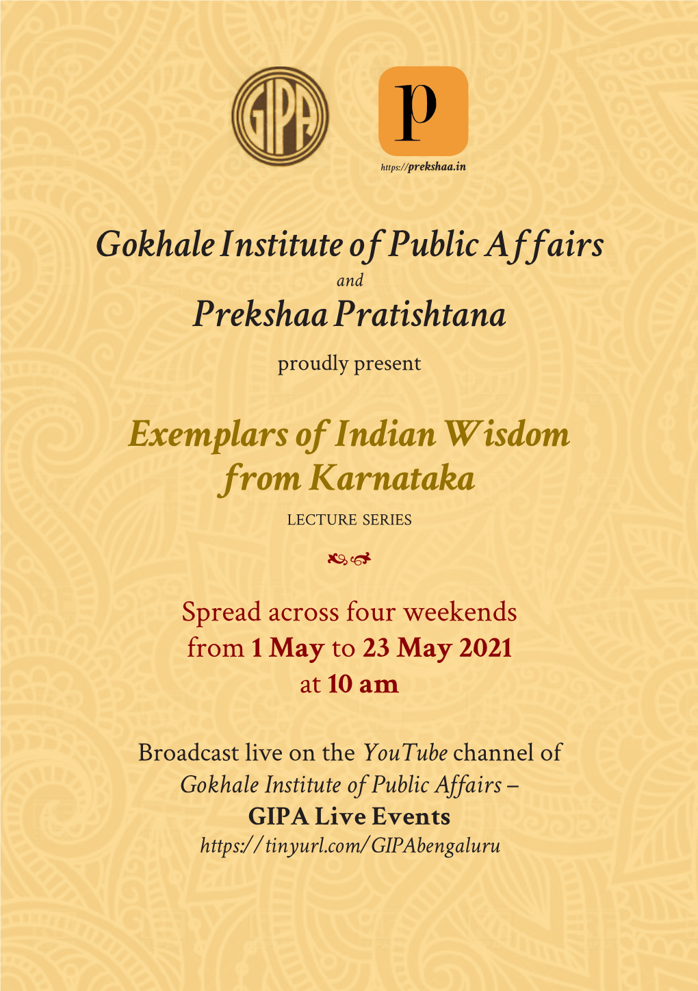 Gokhale Institute of Public Affairs Prekshaa Pratishtana Exemplars Of