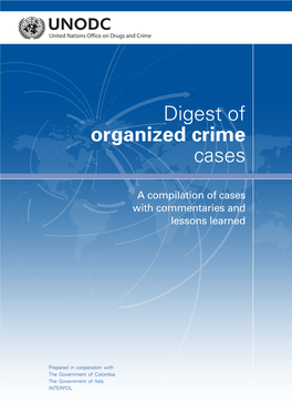 Digest of Organized Crime Cases
