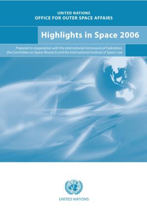 Highlights in Space 2006