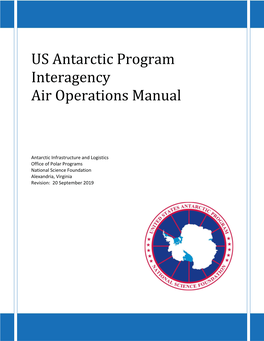 US Antarctic Program Interagency Air Operations Manual