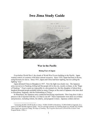 Iwo Jima Study Guide