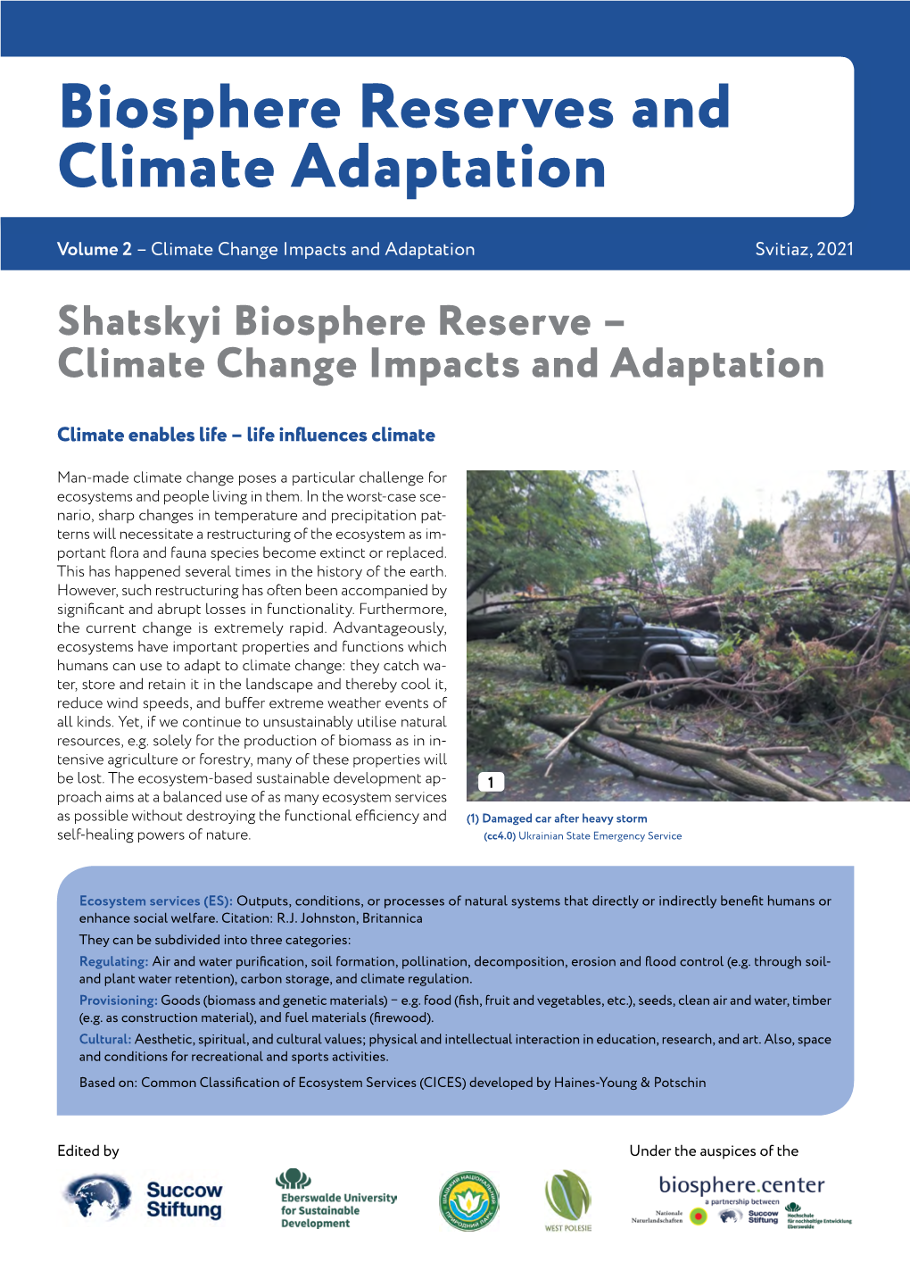 Shatskyi Biosphere Reserve – Climate Change Impacts and Adaptation