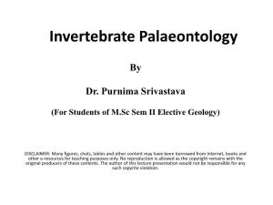 Invertebrate Palaeontology