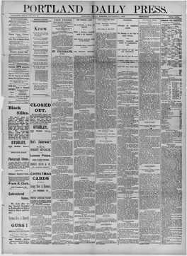 Portland Daily Press: November 03,1882