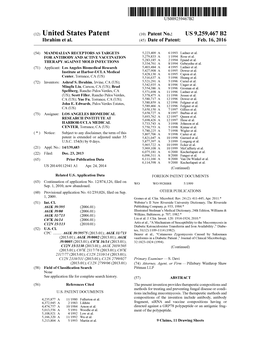 (12) United States Patent (10) Patent No.: US 9.259,467 B2 Ibrahim Et Al