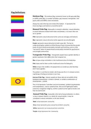 Flag Definitions