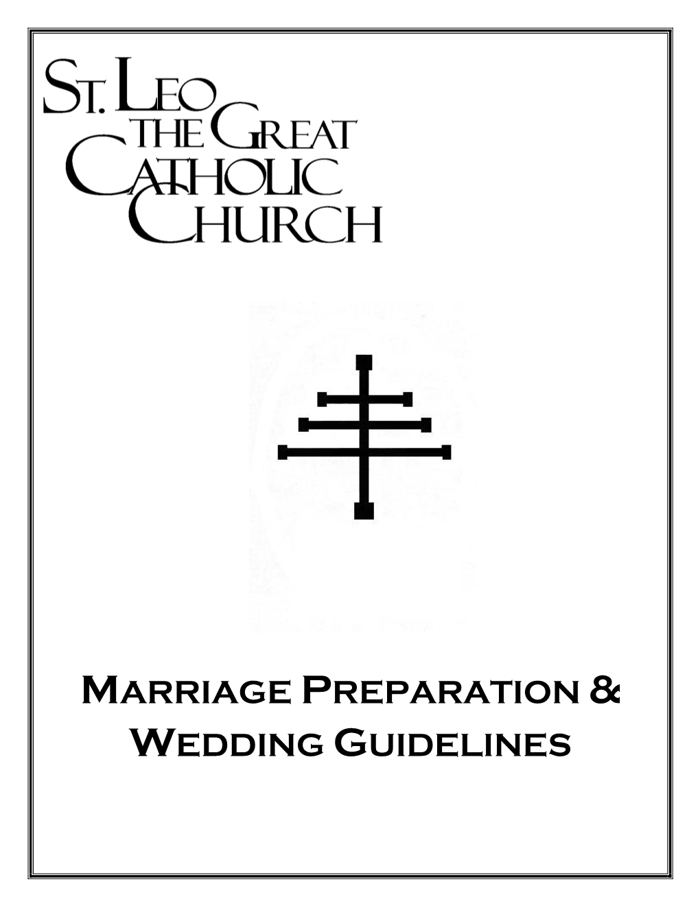 Marriage Preparation & Wedding Guidelines