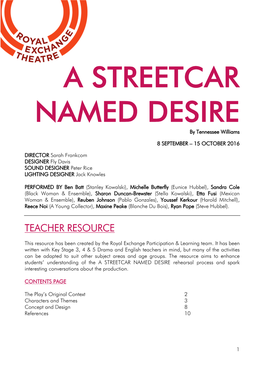 A STREETCAR NAMED DESIRE by Tennessee Williams