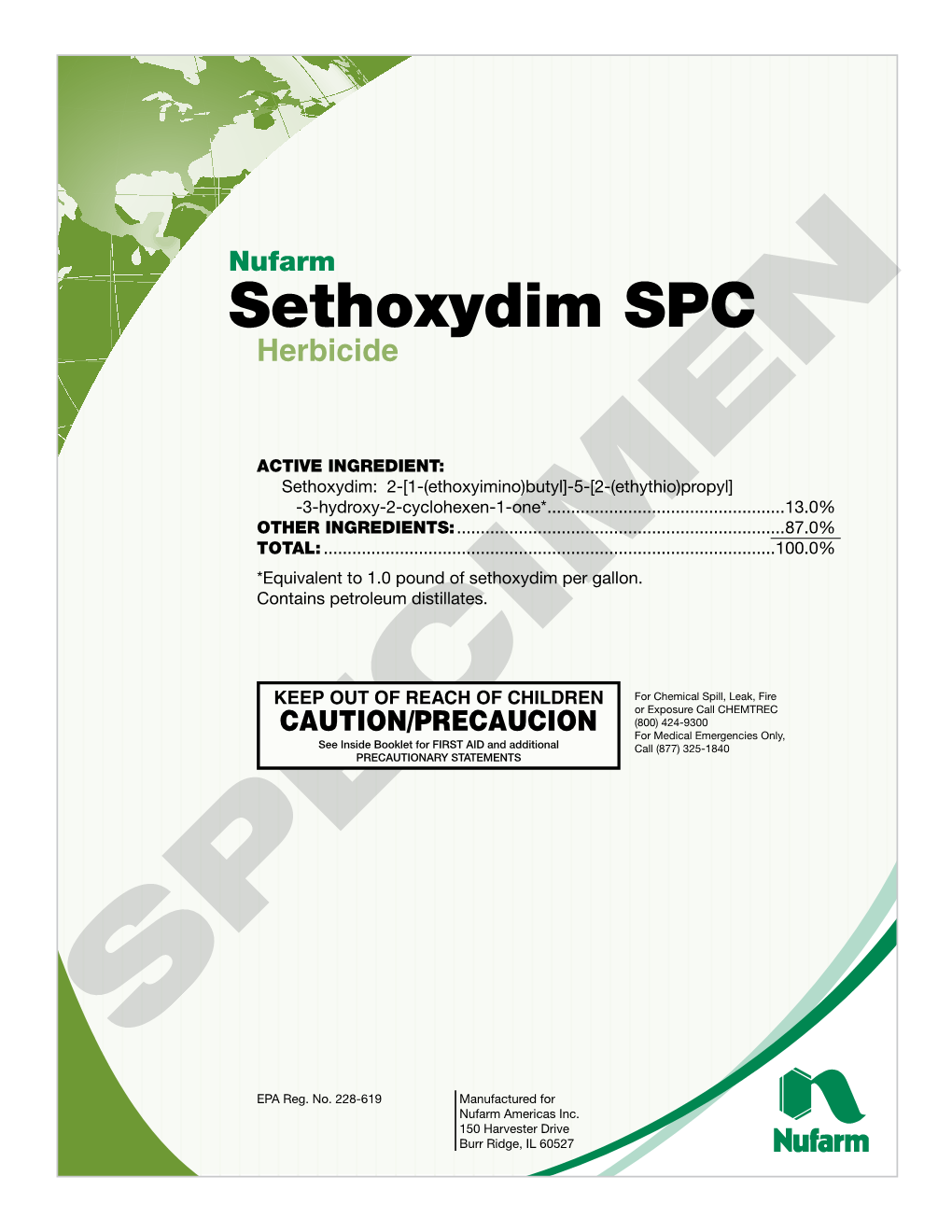 Sethoxydim SPC Herbicide