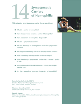 Symptomatic Carriers of Hemophilia