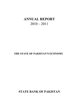 Annual Report 2010 – 2011