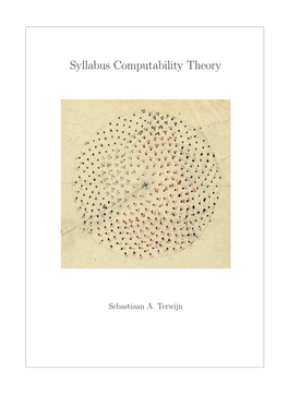 Syllabus Computability Theory