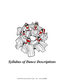 Syllabus of Dance Descriptions