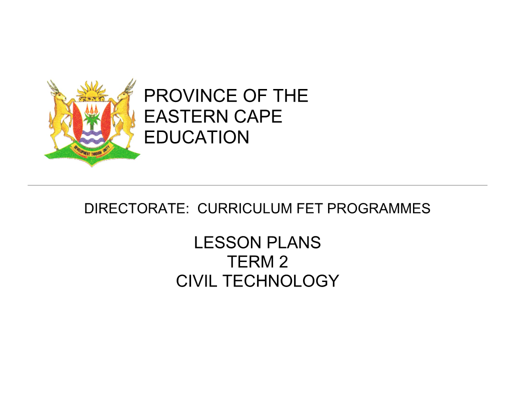 Directorate: Curriculum Fet Programmes s1