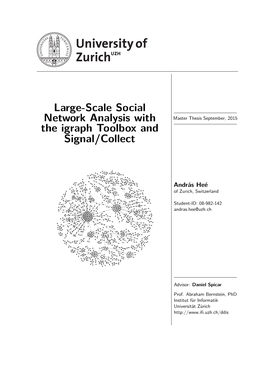 Large-Scale Social Network Analysis with the Igraph Toolbox and Signal