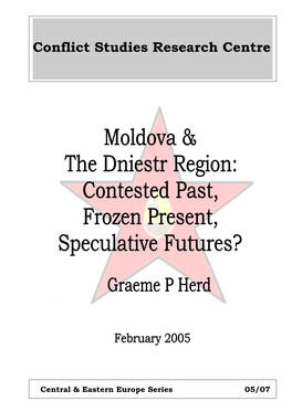 Moldova & the Dniestr Region