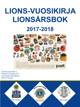 Lions-Vuosikirja Lionsårsbok