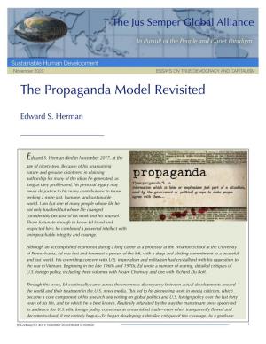 The Propaganda Model Revisited