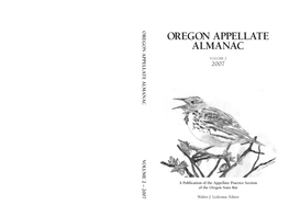 Oregon Appellate Almanac