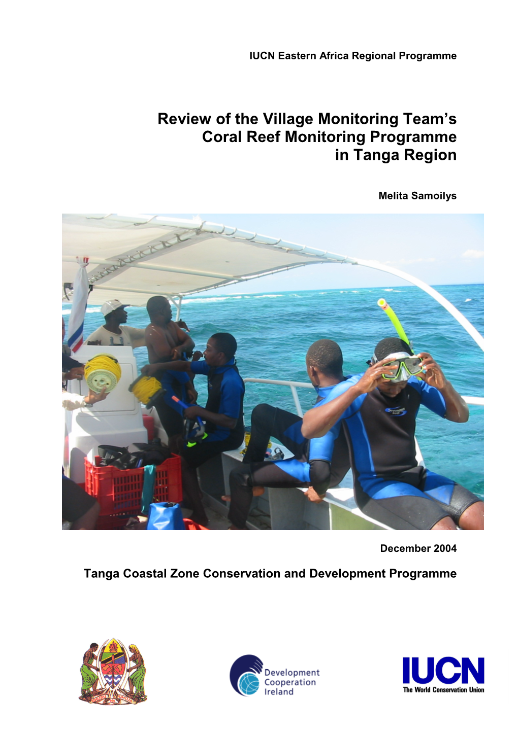 Coral Reef Monitoring Programme in Tanga Region