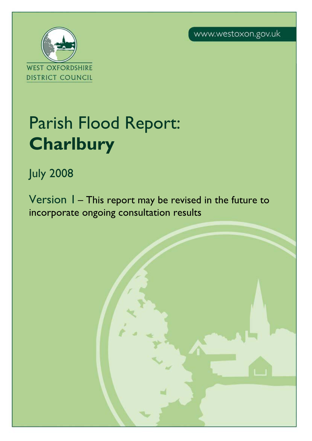 Parish Flood Report: Charlbury