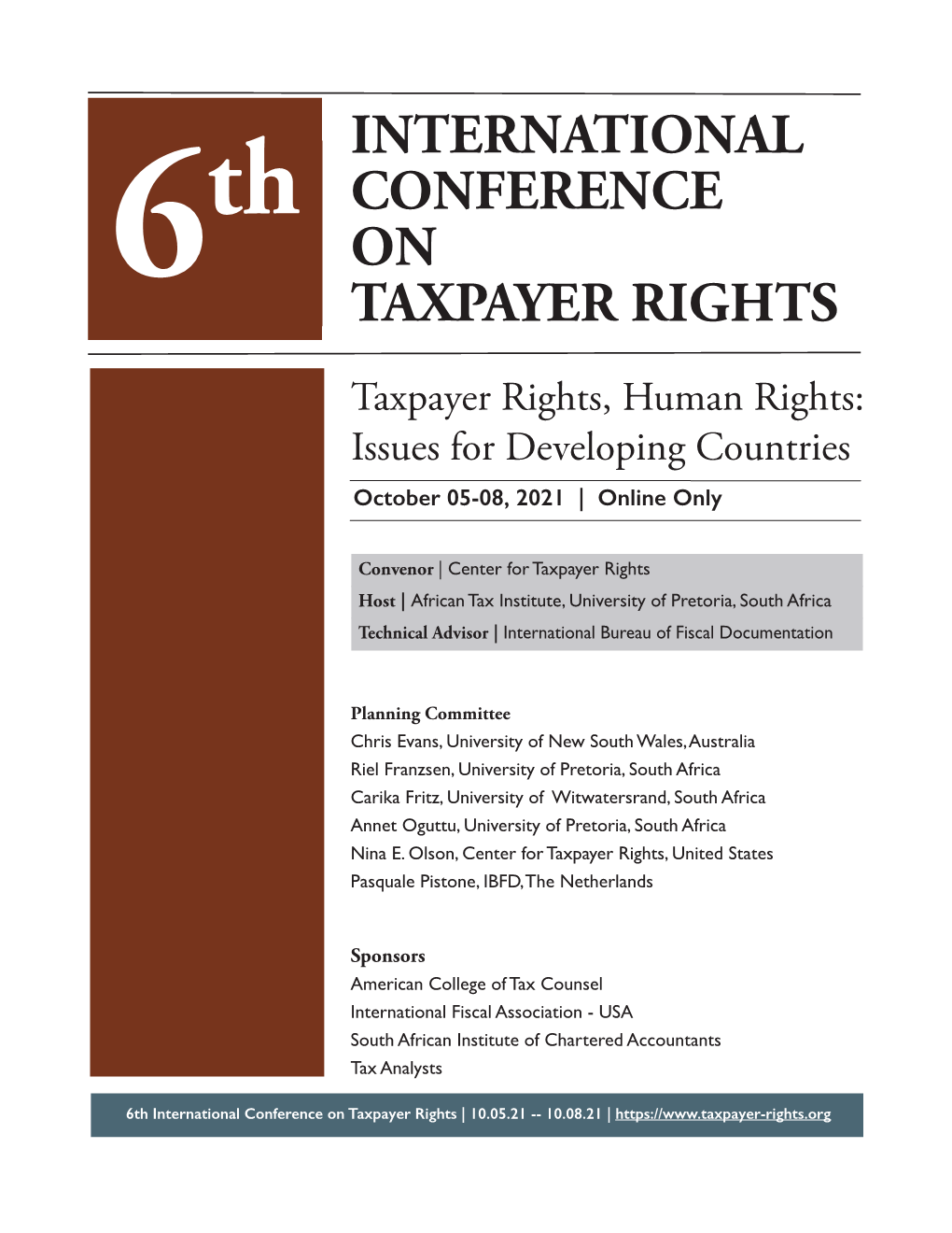 International Conference on Taxpayer Rights