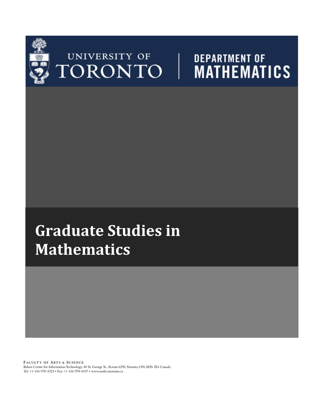 Graduate Studies in Mathematics Table of Contents
