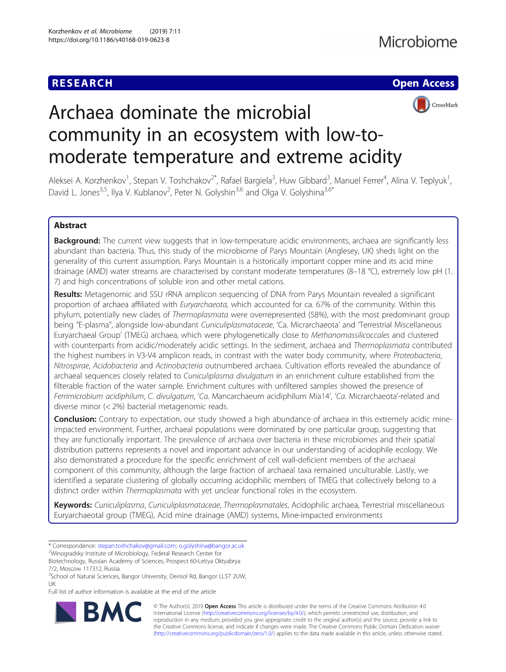 Download/Arb-Files/) Where Environmental Biotechnology, Bangor University, Deiniol Rd, Bangor LL57 They Have Been Co-Aligned and Placed on the Silva SSU 132 2UW, UK