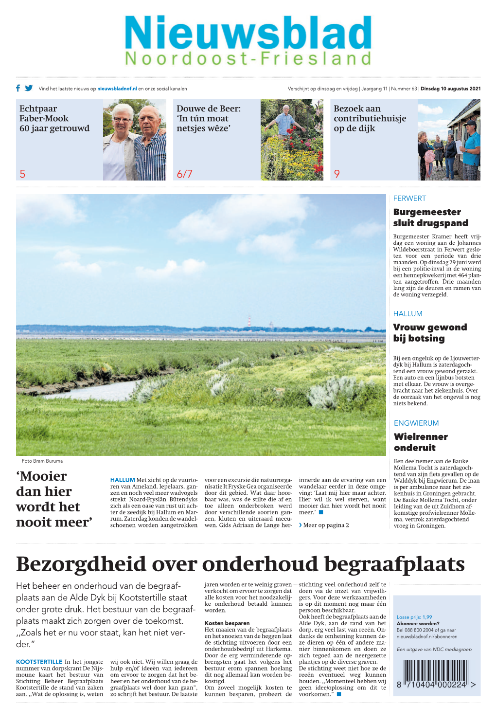 Nieuwsblad Noordoost Friesland Verschijnt Elke Dinsdag En Vrijdag Uiterste Aanlevertijd Vanfamilieberichten Daags Voor Verschijning Tot14.00 Uur