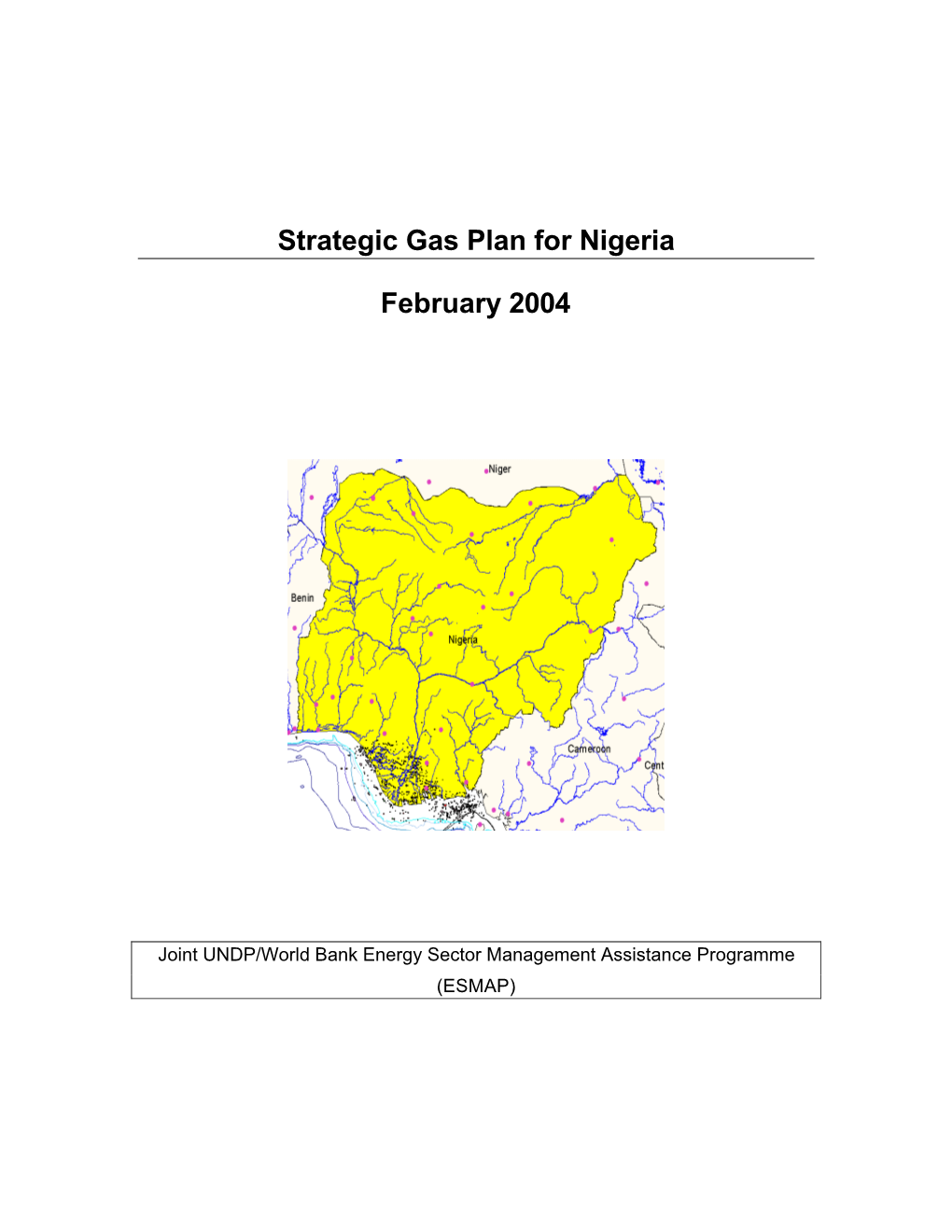 Strategic Gas Plan for Nigeria--ESMAP Ver 7