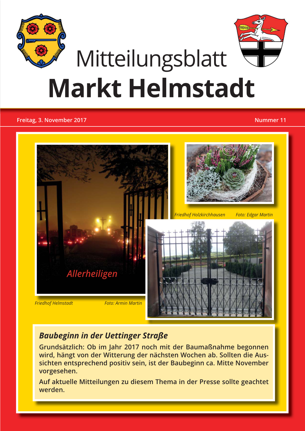 Mitteilungsblatt November 2017