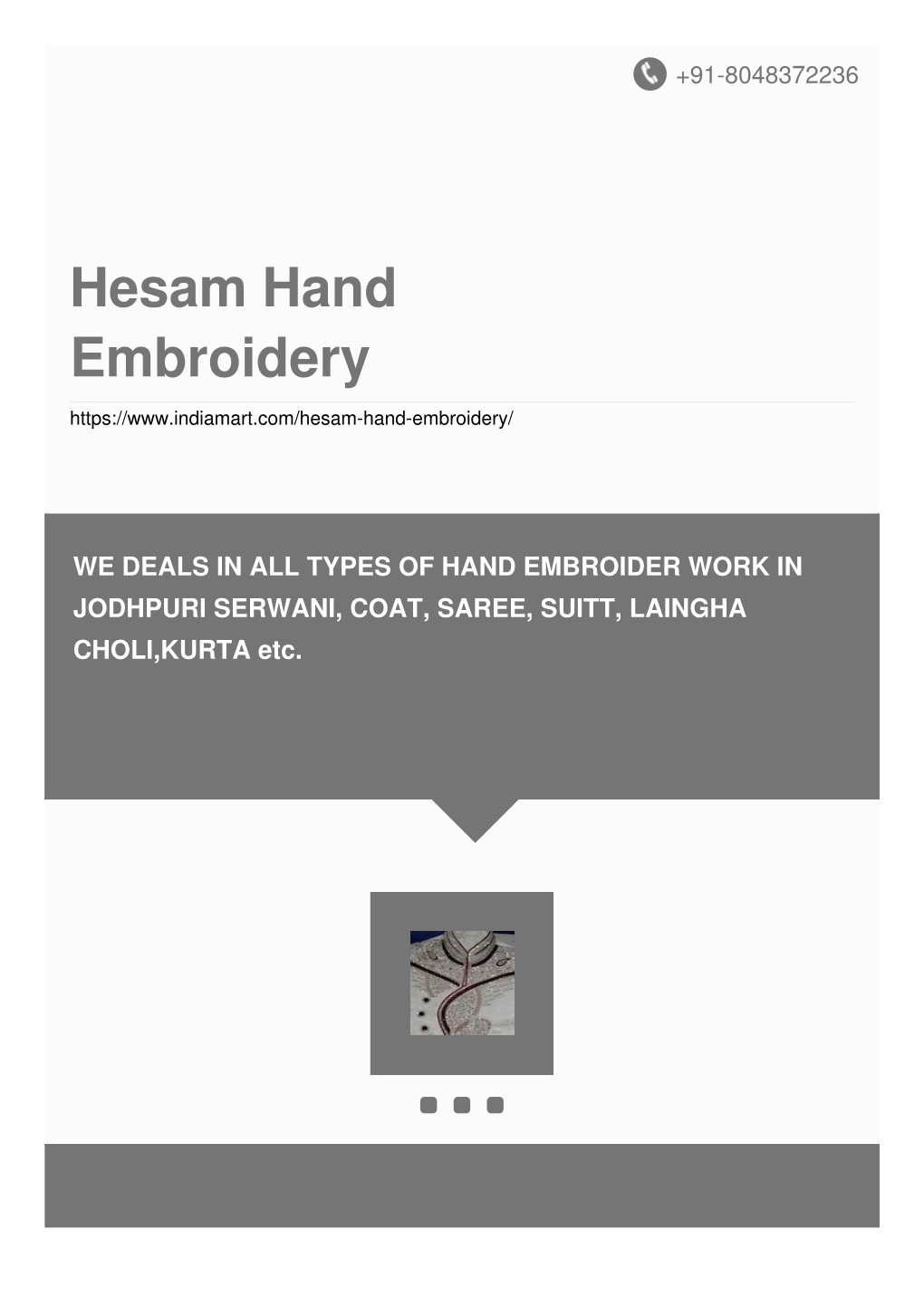 Hesam Hand Embroidery