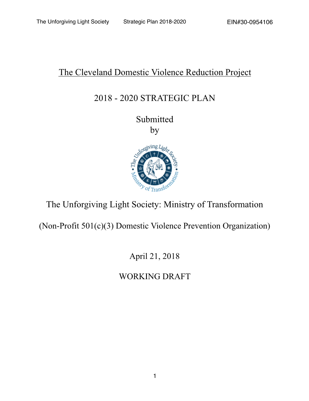The Cleveland Domestic Violence Reduction Project 2018