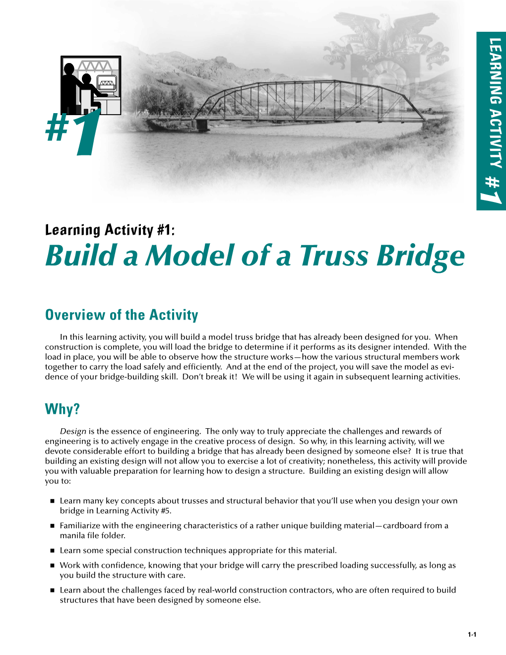 1 Build a Model of a Truss Bridge