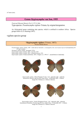113 Genus Stygionympha Van
