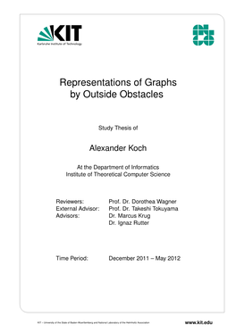 Representations of Graphs by Outside Obstacles
