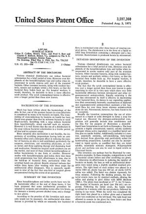 United States Patent Olhce Patented Aug