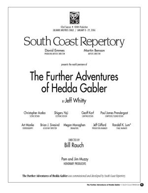 The Further Adventures of Hedda Gabler
