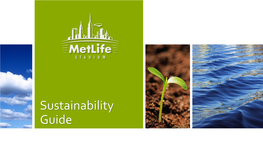 Metlife Stadium Sustainability Program – Recycling Results