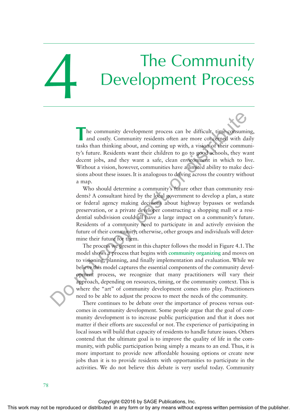 4 the Community Development Process 79