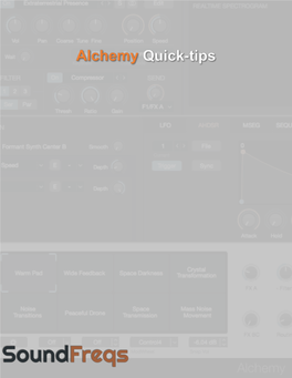 Alchemy-Quicktips-.Pdf