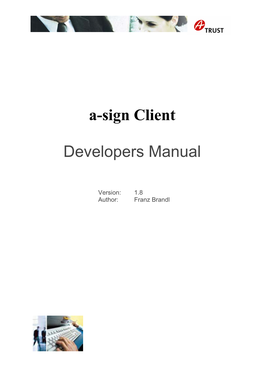 A-Sign Client Developers Manual