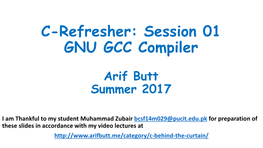 GNU GCC Compiler