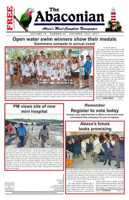 Open Water Swim Winners Show Their Medals