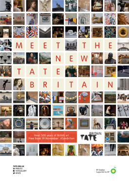 Meet 500 Years of British Art Free from 19 November #Tatebritain
