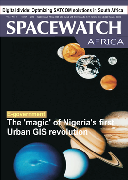 Spacewatchafrica March Edition 2019