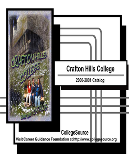 2000-2001 Crafton Hills Catalog