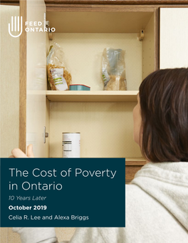 The Cost of Poverty in Ontario: 10 Years Later