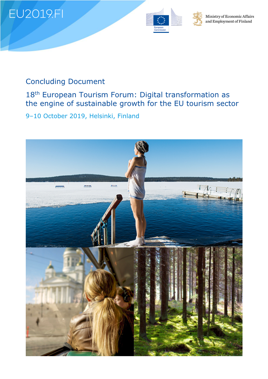 Concluding Document 18Th European Tourism Forum